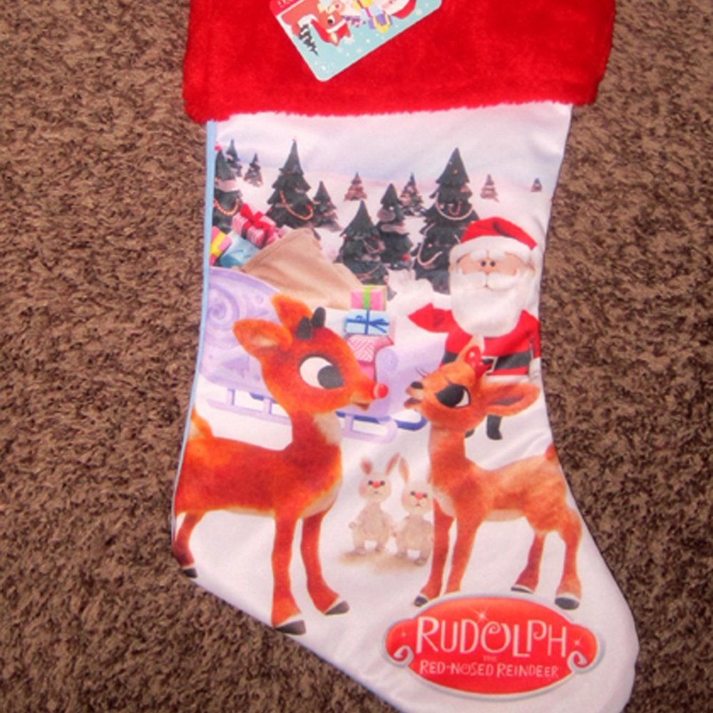 Rudolph The Red Nosed Reindeer Christmas Stocking